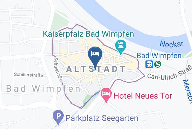 Hotel Klosterkeller Bad Wimpfen Map