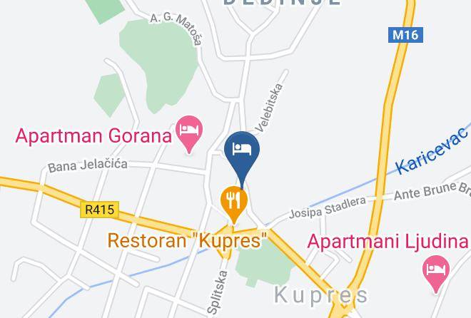 Kanton 10 - Hotel Knez Maps