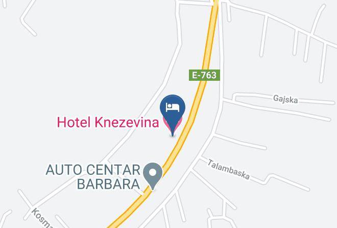 Belgrade City - Hotel Knezevina Maps