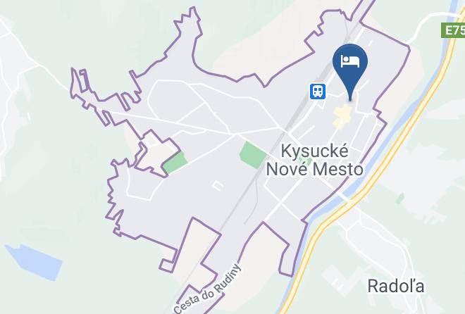 Kysucke Nove Mesto - Penzion Elizabetha Maps