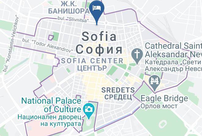 Sofia - Hotel Knyaz Boris I Maps