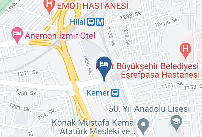 Kocaman Otel Map - Izmir - Konak