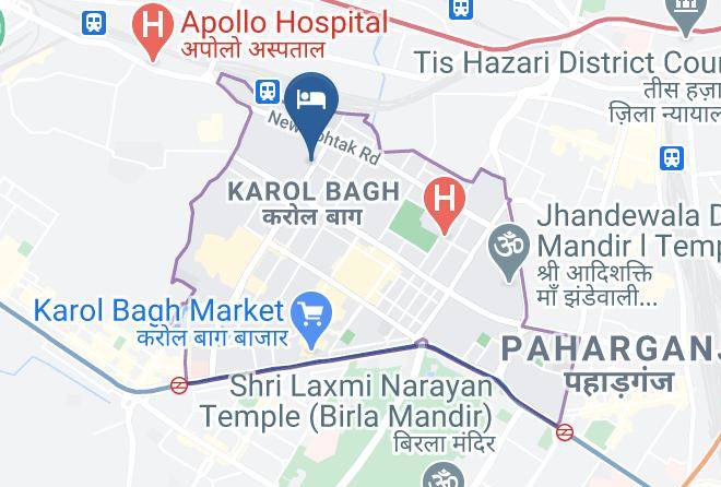 Karol Bagh - Hotel Kochar International Maps