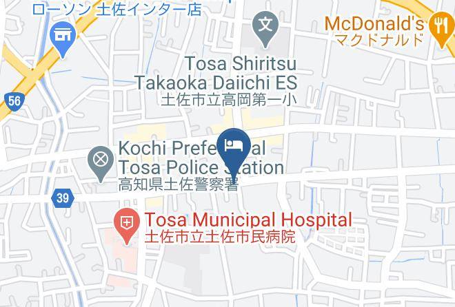 Tosa City - Hotel Kochi Plaza Maps