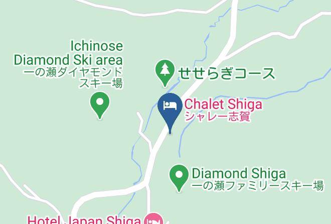 Yamanouchi Townshimotakai District - Hotel Kodama Maps