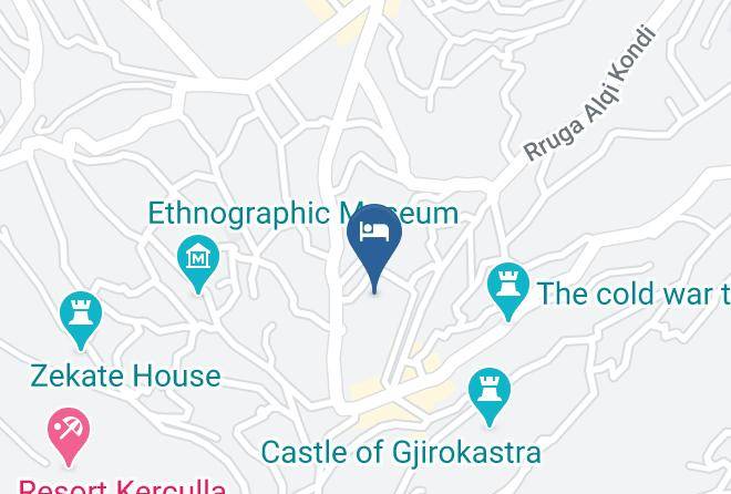 Gjirokaster - Hotel Kodra Maps