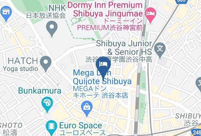 Shibuya Ward - Hotel Koe Tokyo Maps