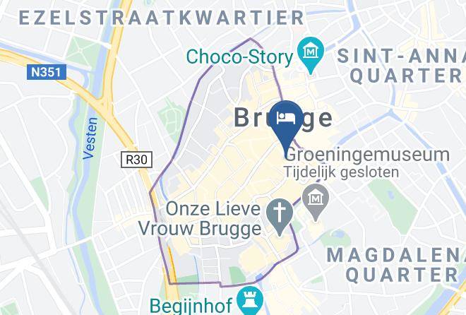West Flanders - Hotel Koffieboontje Maps