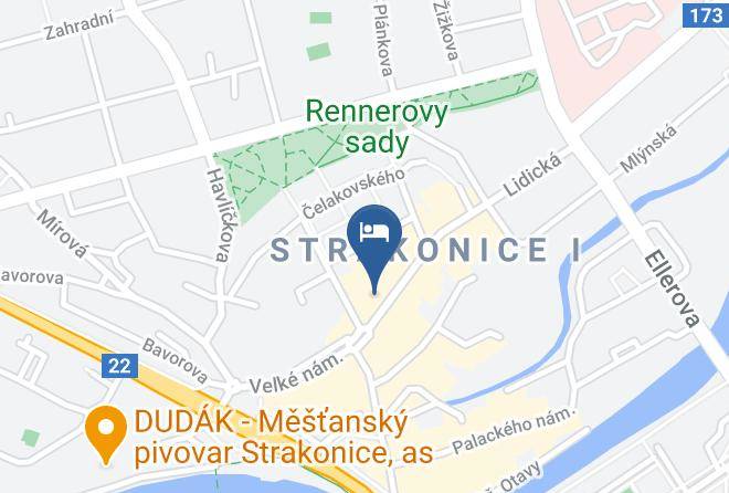 Strakonice - Hotel Koflik Maps