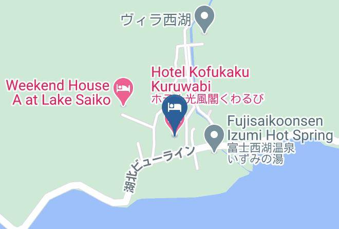 Fujikawaguchiko Townminamitsuru District - Hotel Kofukaku Kuruwabi Maps