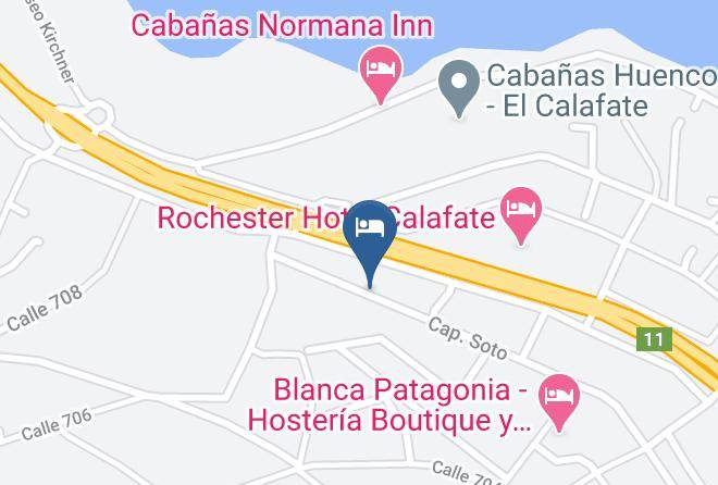 Lago Argentino - Hotel Koi Mahik Maps