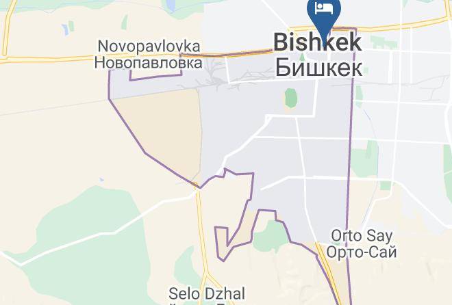 Bishkek - Hotel Koisha Maps