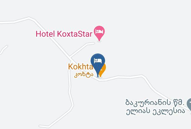 Borjomi - Hotel Kokhta Maps