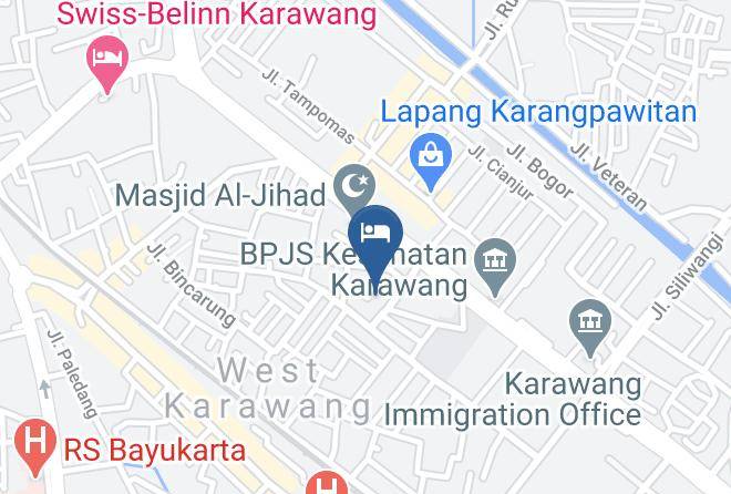 Karawang Regency - Hotel & Kolam Renang Permata Ruby Maps