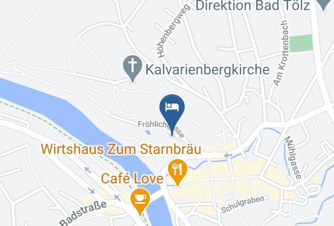 Bad Tolz Wolfratshausen - Hotel Kolbergarten Maps