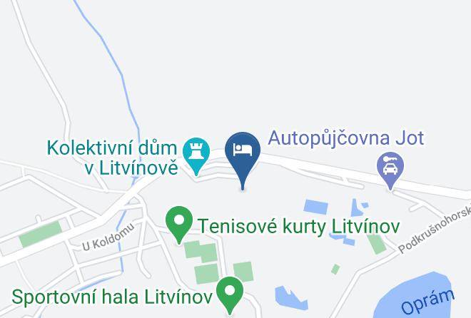 Most - Hotel Koldum Haus Litvinov Sro Maps