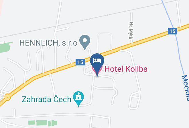 Litomerice - Hotel Koliba Maps