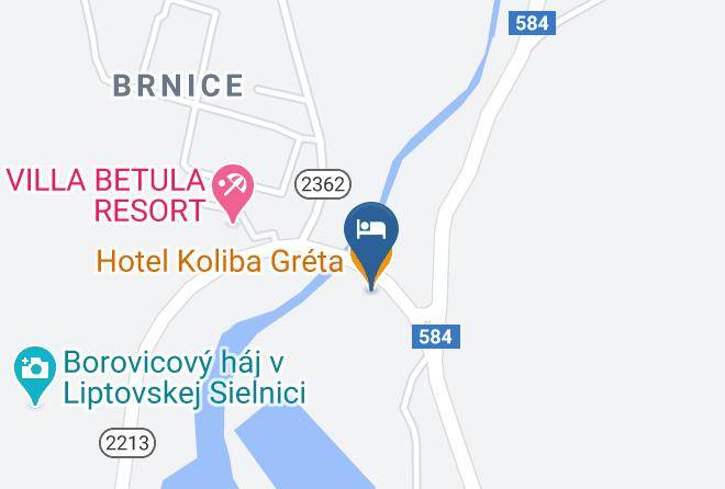 Liptovsky Mikulas - Hotel Koliba Greta Maps