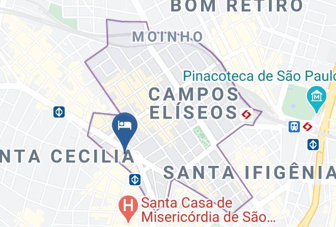 Sao Paulo Santa Cecilia - Hotel Kolins Maps