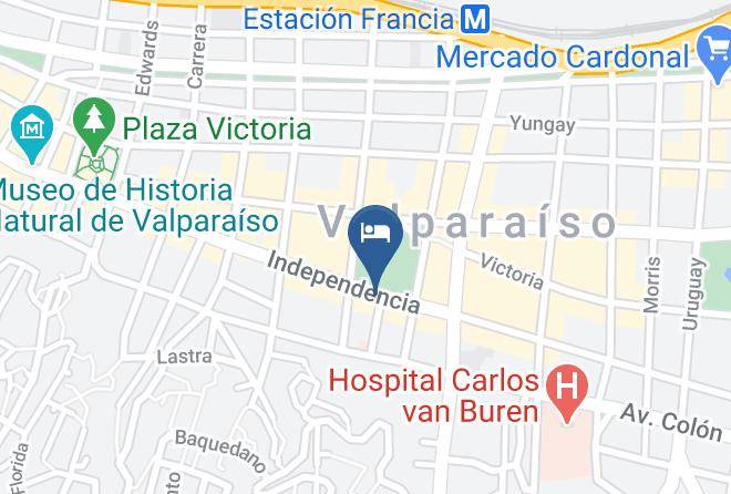 Valparaiso Province - Hotel Kolping Valparaiso Maps
