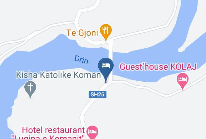 Vau Dejes - Hotel Komani View Maps