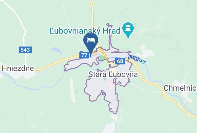Stara Lubovna - Hotel Komeko Agrotour Maps