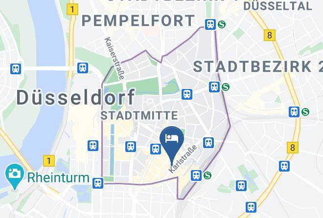 Dusseldorf - Hotel Komet Maps