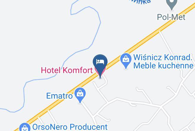 Myslenicki - Hotel Komfort Maps