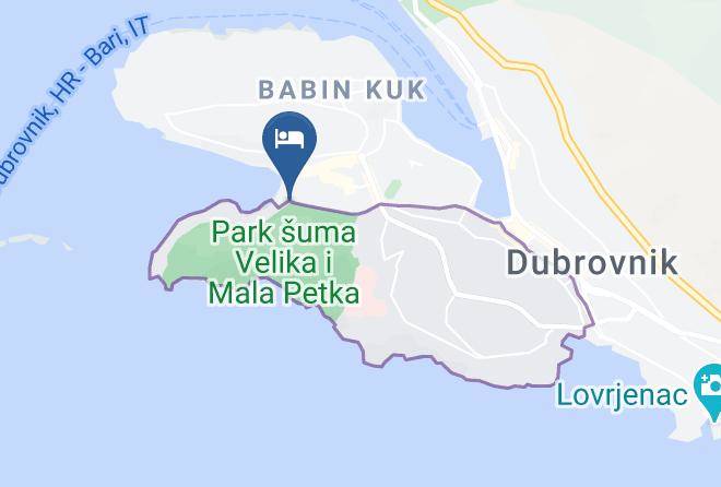 Dubrovnik - Hotel Komodor Maps