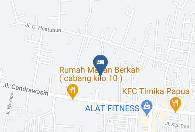 Mimika Regency - Hotel Komoro Maps
