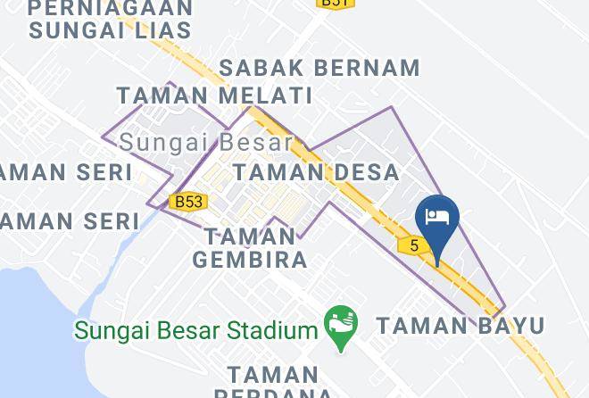 Sabak Bernam - Hotel Komp1t Sungai Besar Maps
