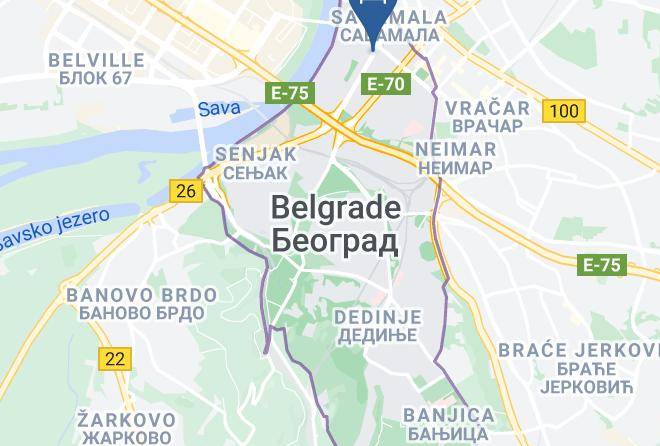 Belgrade City - Hotel Konaciste Maps
