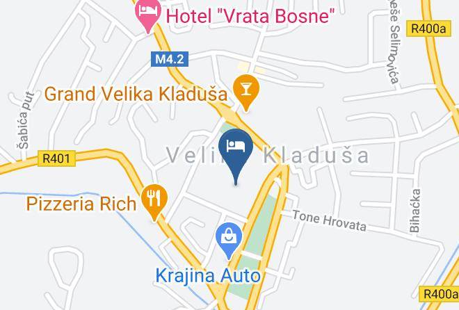 Unsko Sanski - Hotel Konak Maps