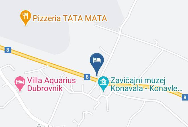 Konavle - Hotel Konavle Maps