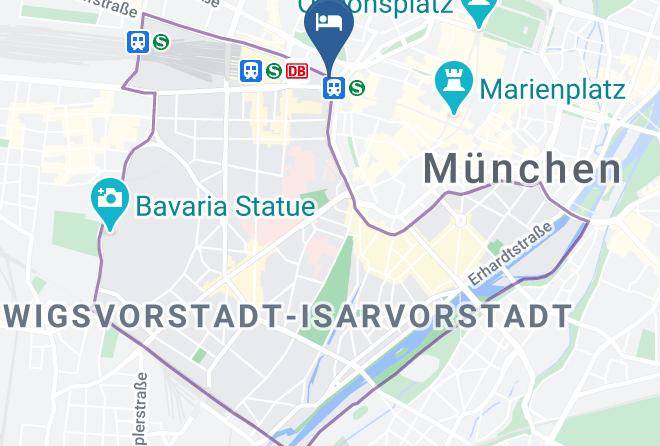 Munich District - Hotel Konigshof Maps