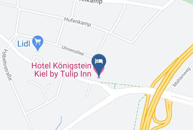 Hotel Konigstein Kiel By Tulip Inn Map