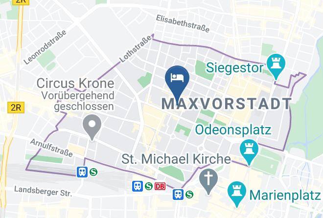 Munich District - Hotel Konigswache Maps