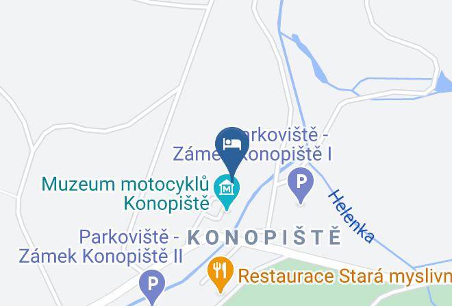 Benesov - Hotel Konopiste Nova Myslivna Maps