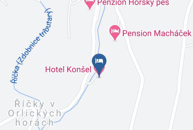 Rychnov Nad Kneznou - Hotel Konsel Maps