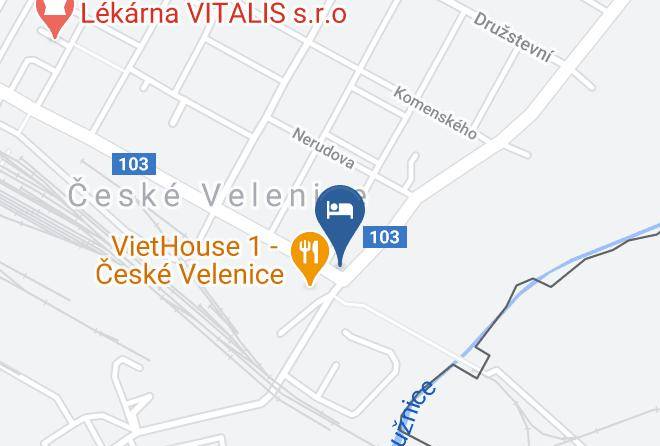 Jindrichuv Hradec - Hotel Konsul Maps