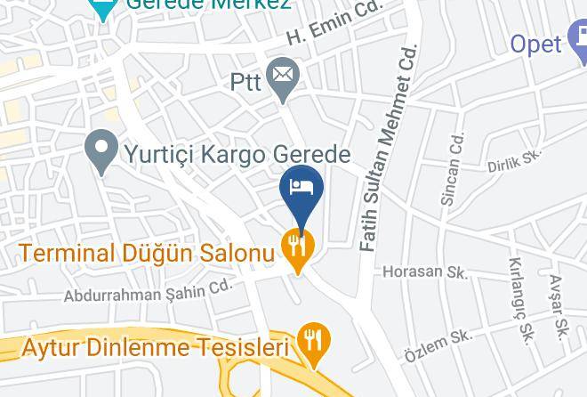 Gerede - Hotel Konuk Maps