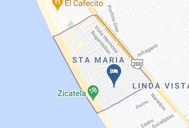 Santa Mariaotepec - Hotel Kootznoowoo Maps