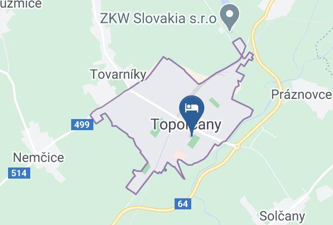 Topolcany - Hotel Kopacka Maps