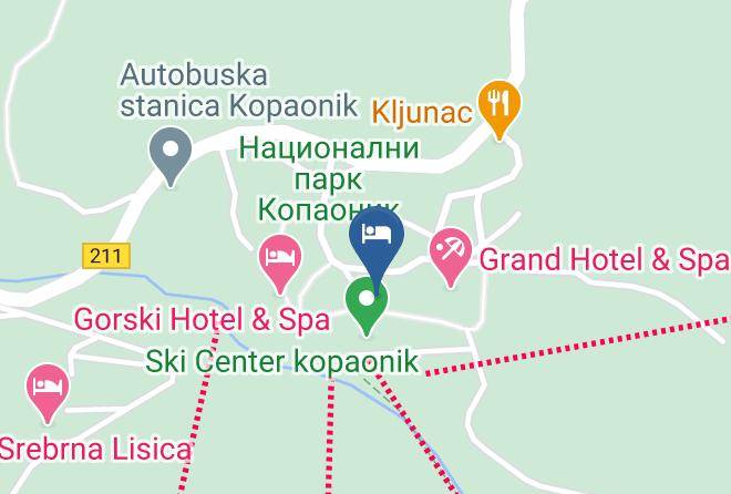 Hotel Kopaonik Map