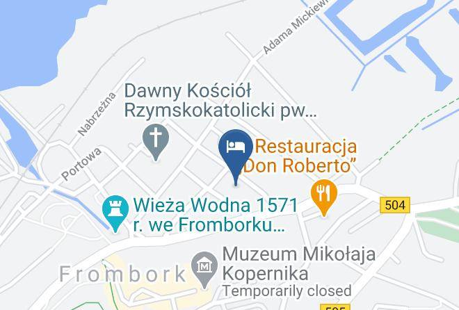 Braniewski - Hotel Kopernik 3 Gwiazdkowy Maps