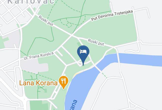 Karlovac - Hotel Korana Srakovcic Maps