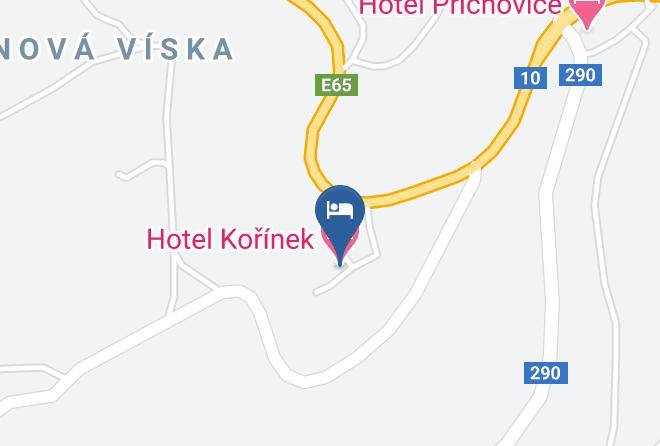 Hotel Korinek Map