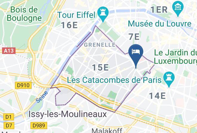 Paris - Hotel Korner Montparnasse Maps