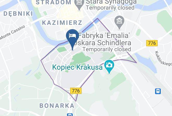 Cracow - Hotel Korona Maps