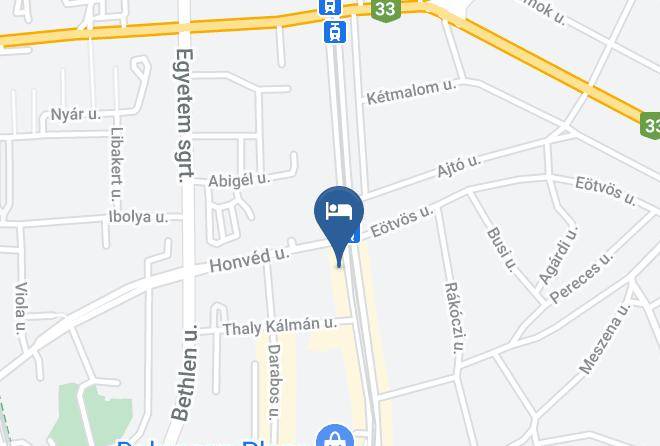 Debrecen - Hotel Korona Maps